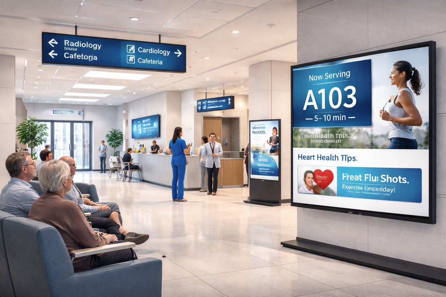 Hastaneler İçin Digital Signage: Hasta Deneyimini ve Operasyonu Güçlendirmek